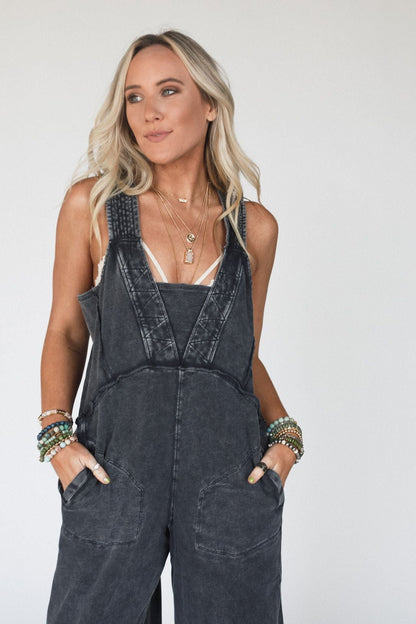 Meadow Dreamer Jumpsuit - Black
