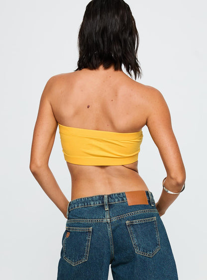 UC Irvine Bandeau Top Gold