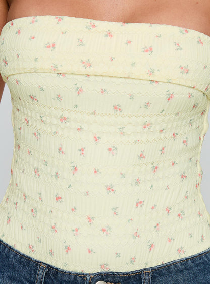 Majorette Strapless Bodysuit Cream