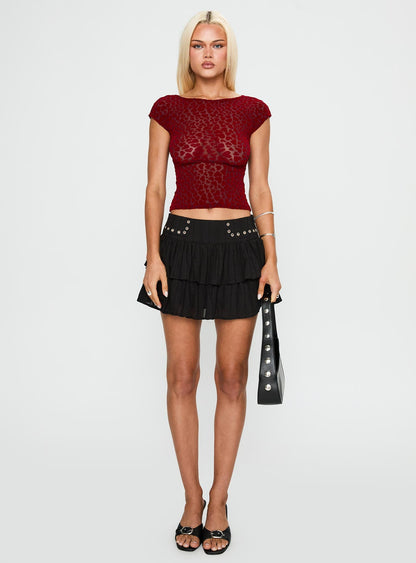 Nova Top Maroon