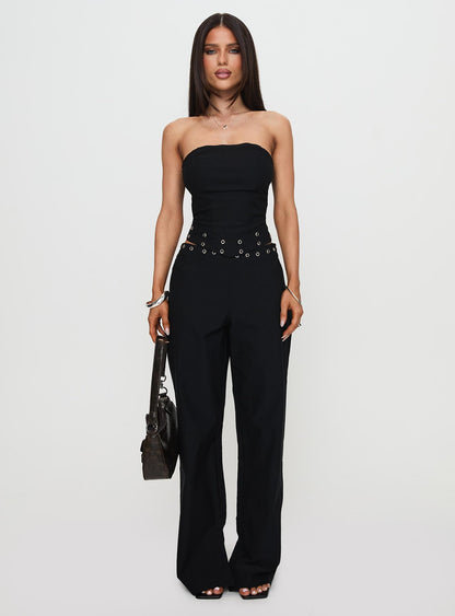 Passionette Strapless Top Black Petite