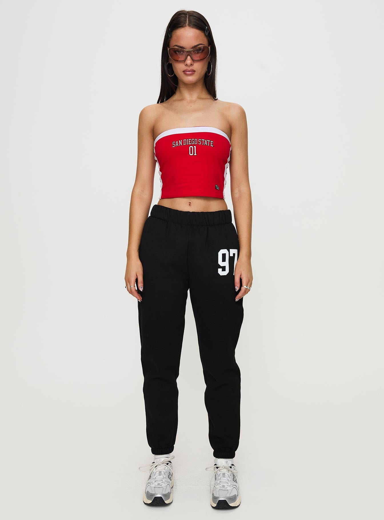 SDSU All Star Tube Top Red
