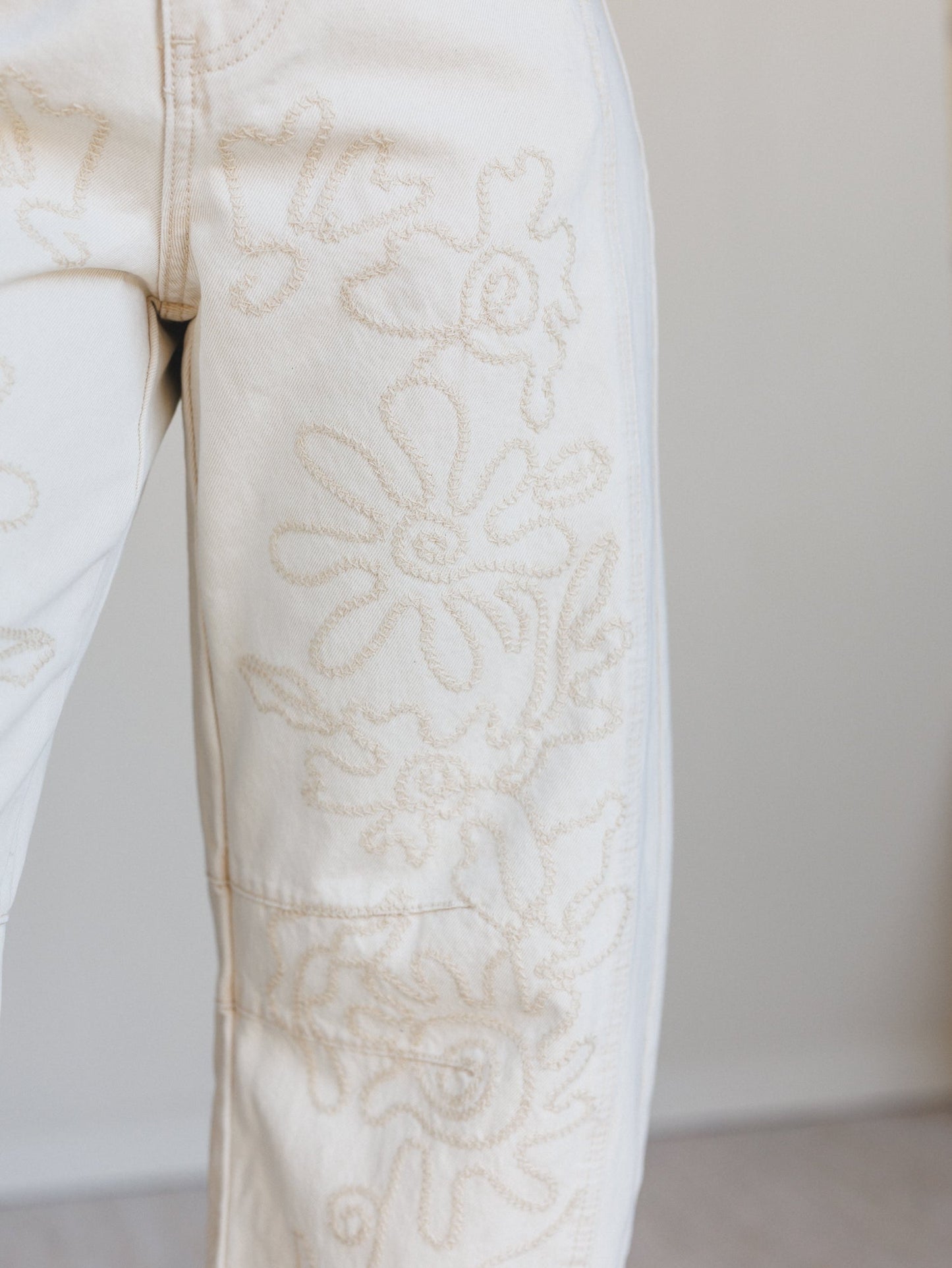 Groove Bloom Pants - Beige