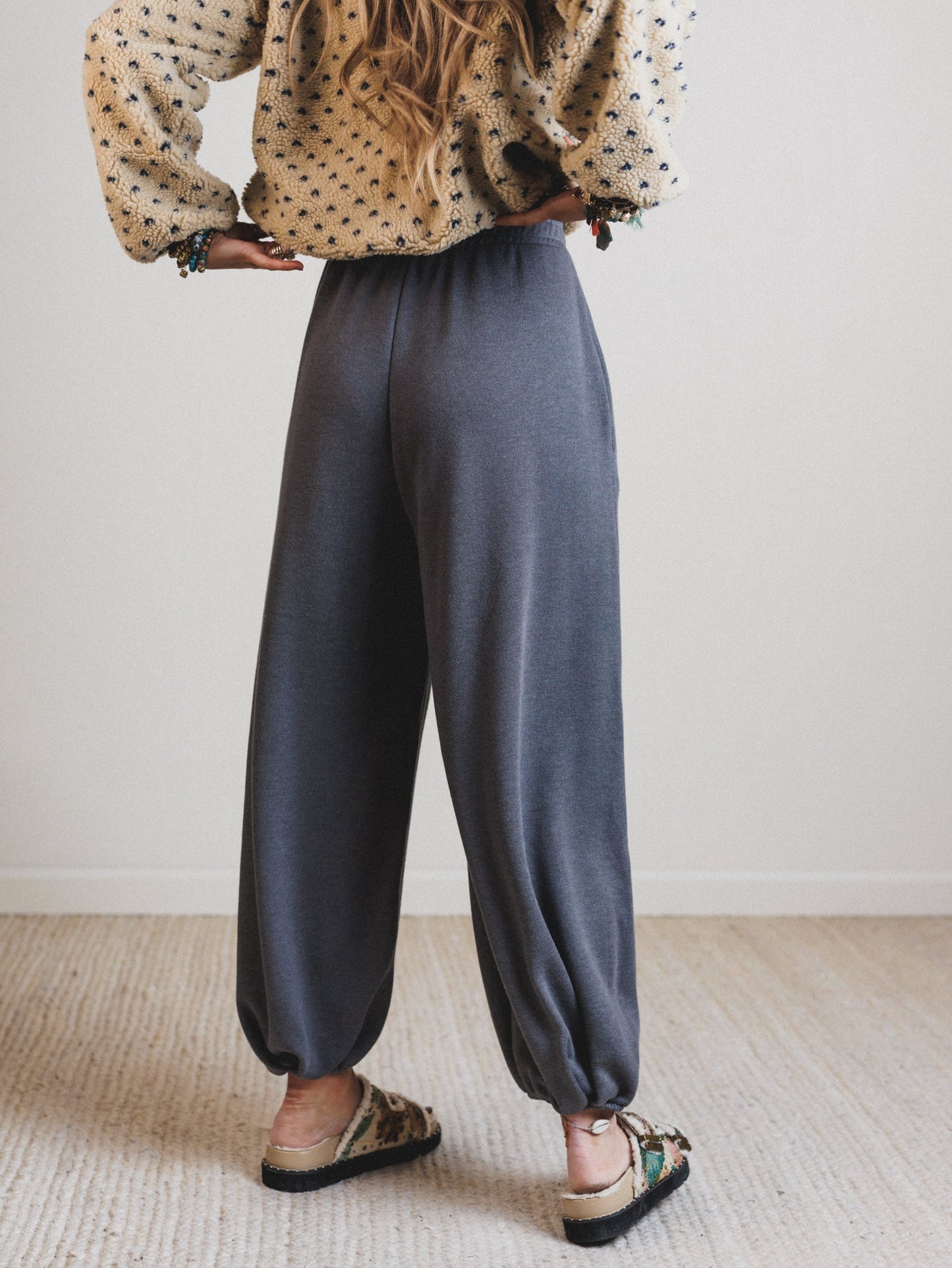 The Nest Laid Back Love Jogger Pants - Charcoal