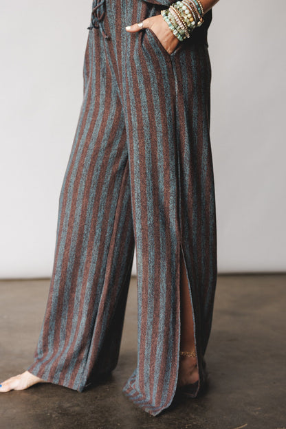 The Nest Ibiza Breeze Drawstring Pants - Mint Brown