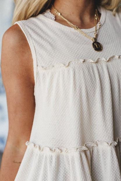 The Nest Dreamy Tiers Top - Cream