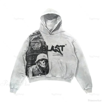 Dark Fashion Design Huge Hoodie