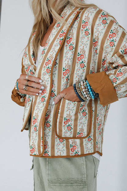 Willow Creek Quilted Jacket - Camel
