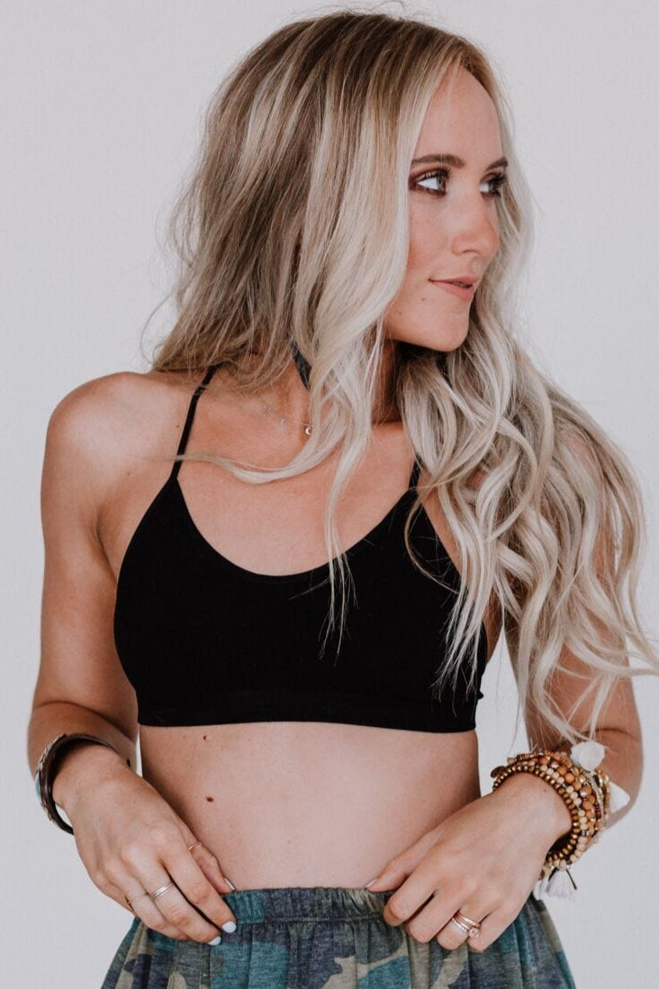 Tattoo Bralette - Black